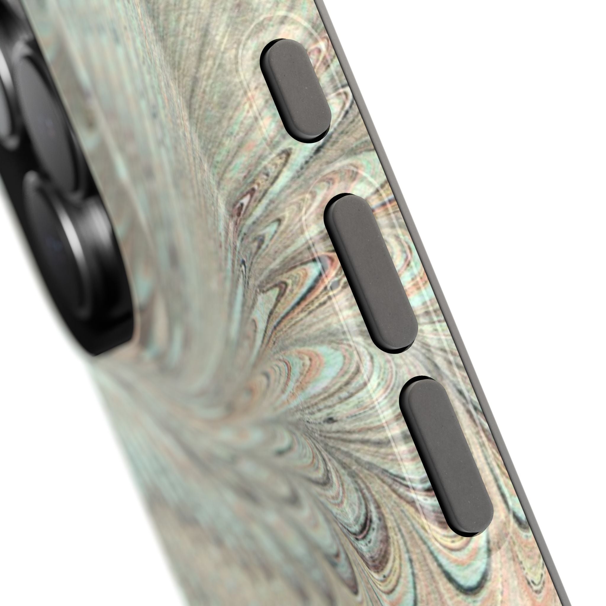 Mag Safe Italian Marble - Green Mint Dual Layer Phone Case
