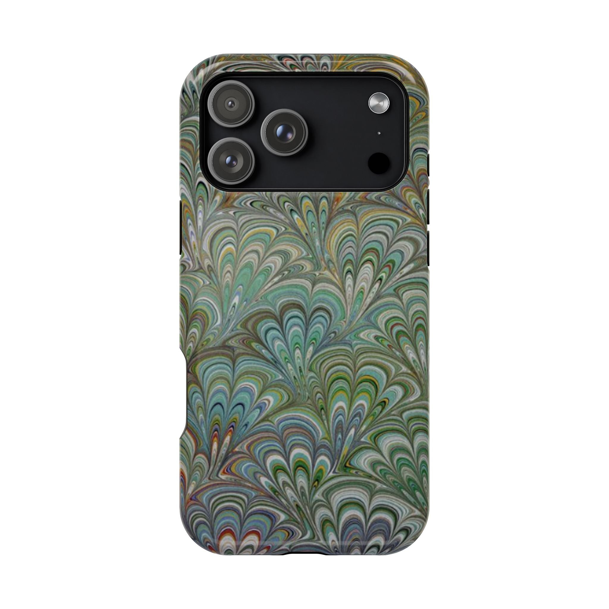 Italian Peacock Green Highly Durable Phone Case for Apple + Samsung