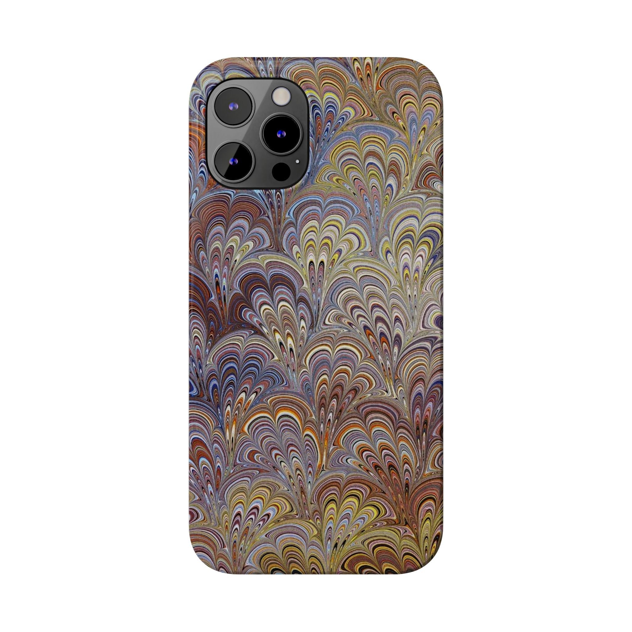 Italian Marbled Design, Multi-Colored Pallet, Slim Phone Cases, Case-Mate
