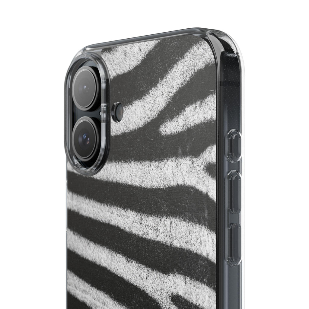 Clear Cases Black and White Zebra Stripes