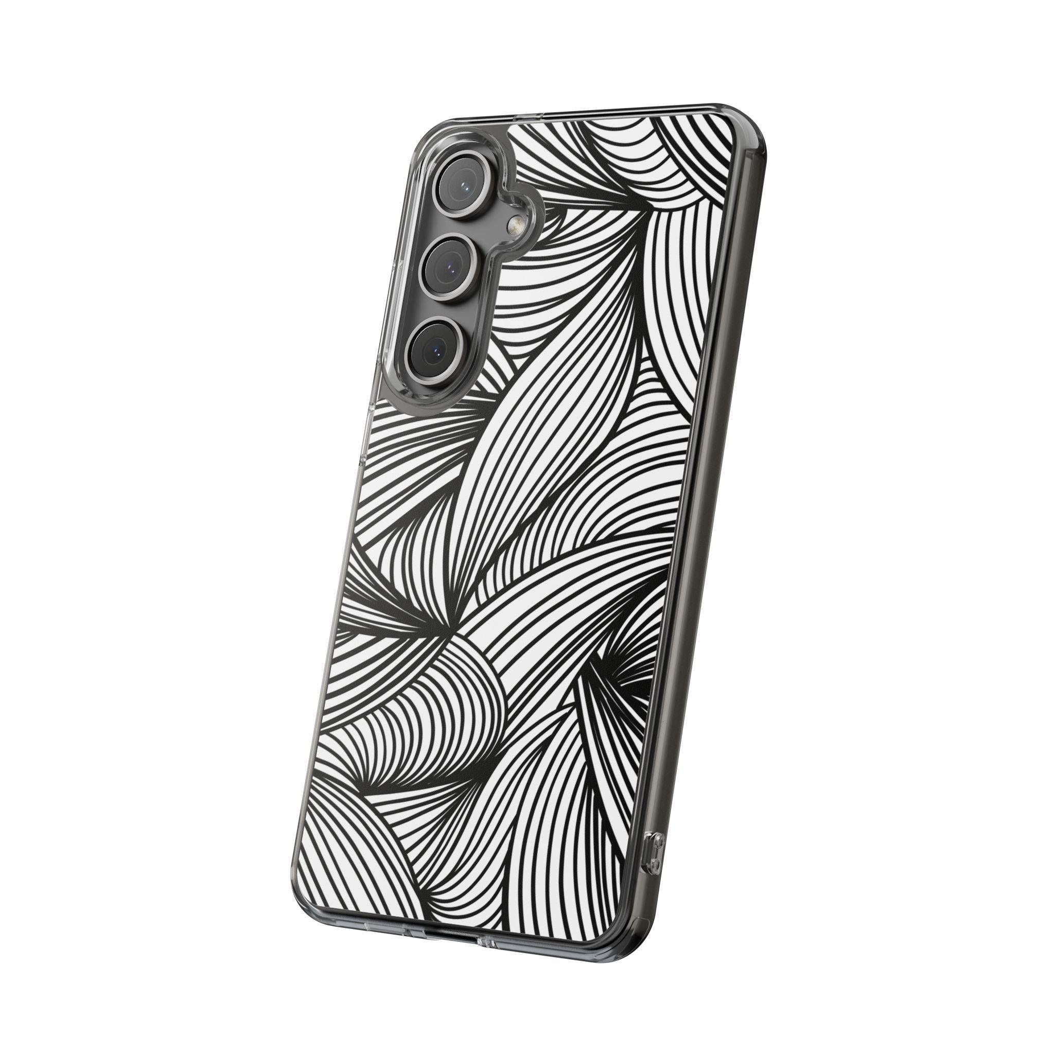 Black and White Illusion Clear Cases