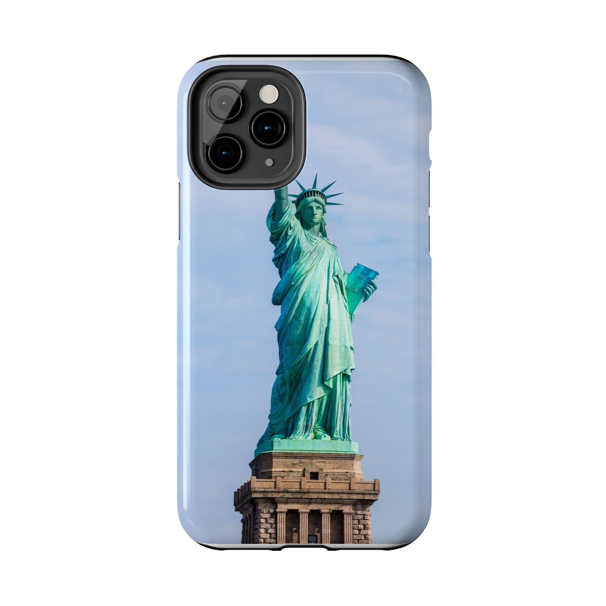 Statue of Liberty Printed Tough Phone Case - Iconic Freedom Design