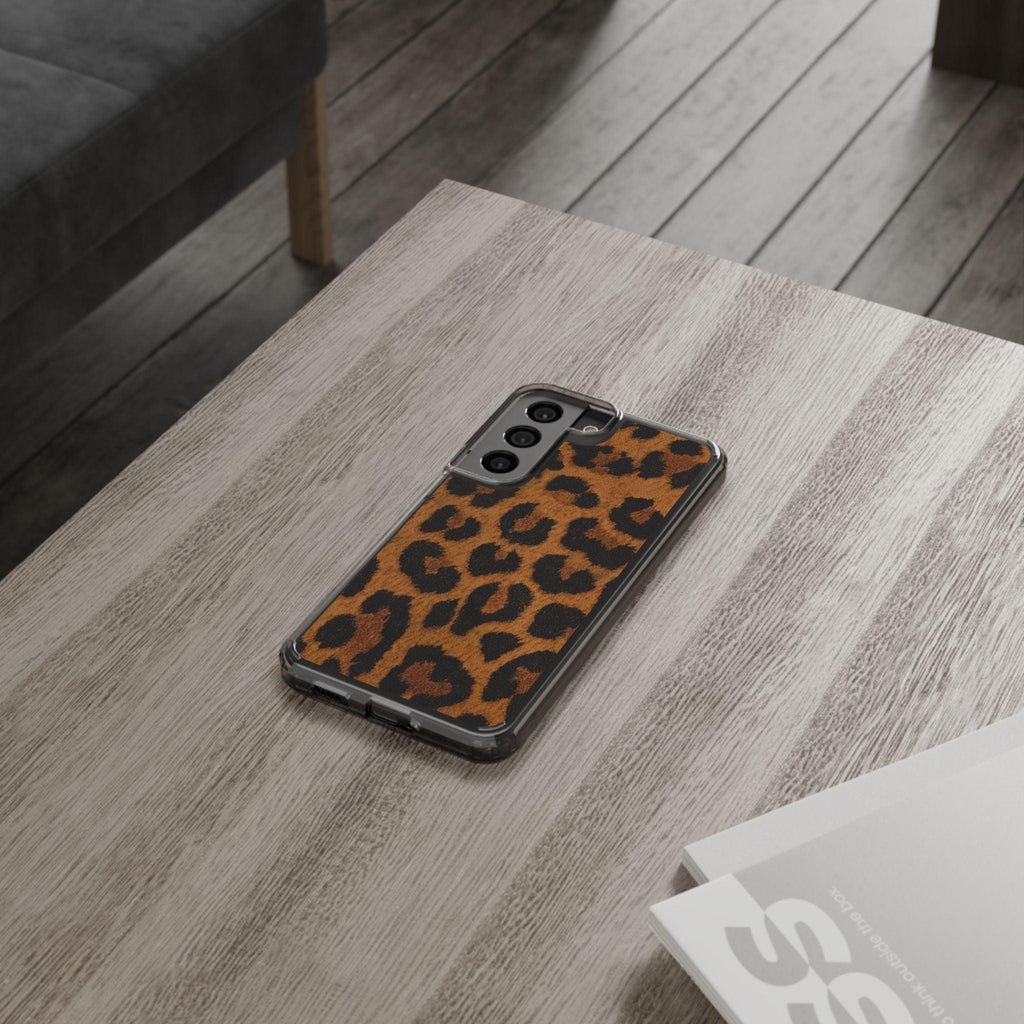 Clear Cases Cheeta Print
