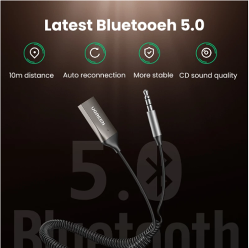 Car Bluetooth Receiver Aux High-quality Audio for Cars