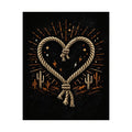 Rope Heart Desert Poster