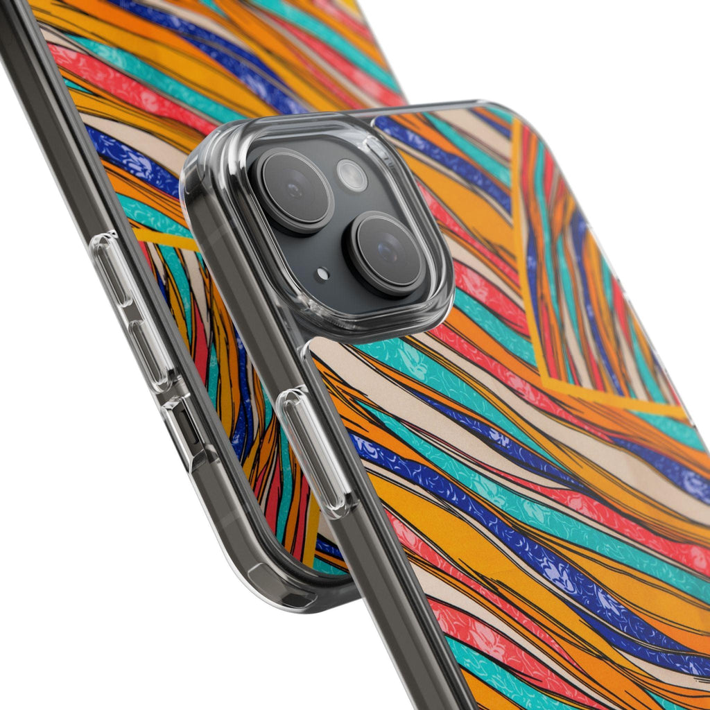 Clear Cases Stripes of  Powerful Colors