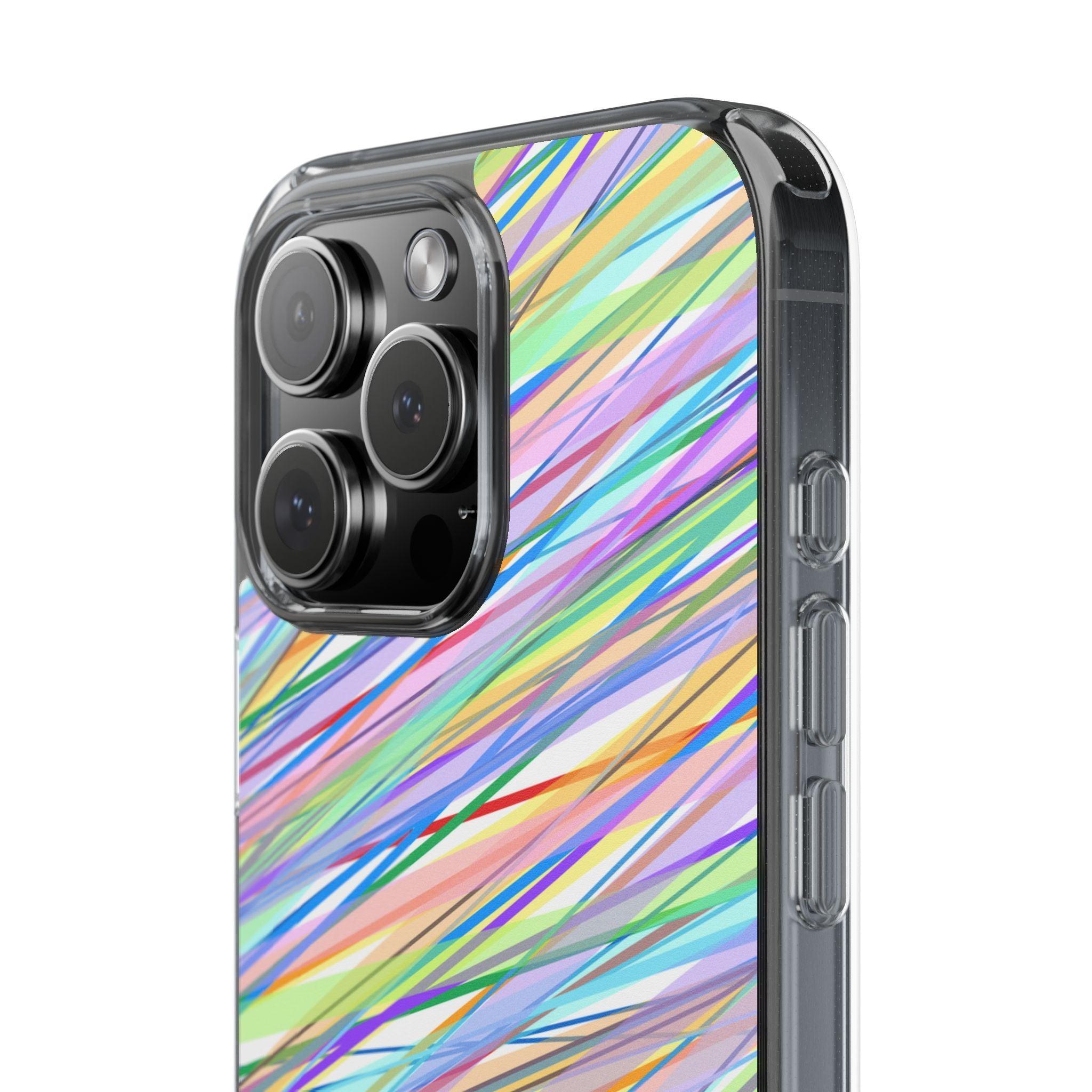 Threads Of Colors Clear Case