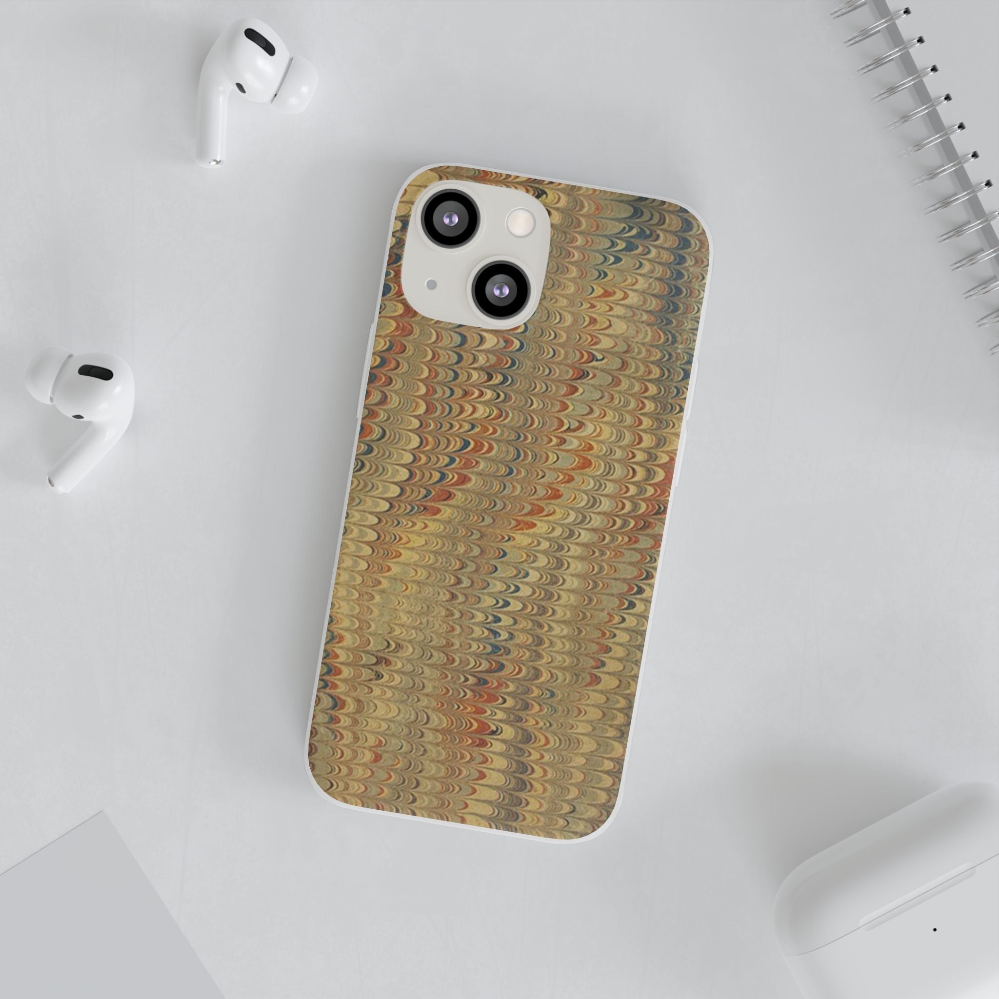 Golden Fall Neutrals Italian Marbled Design Stylish Phone Cases
