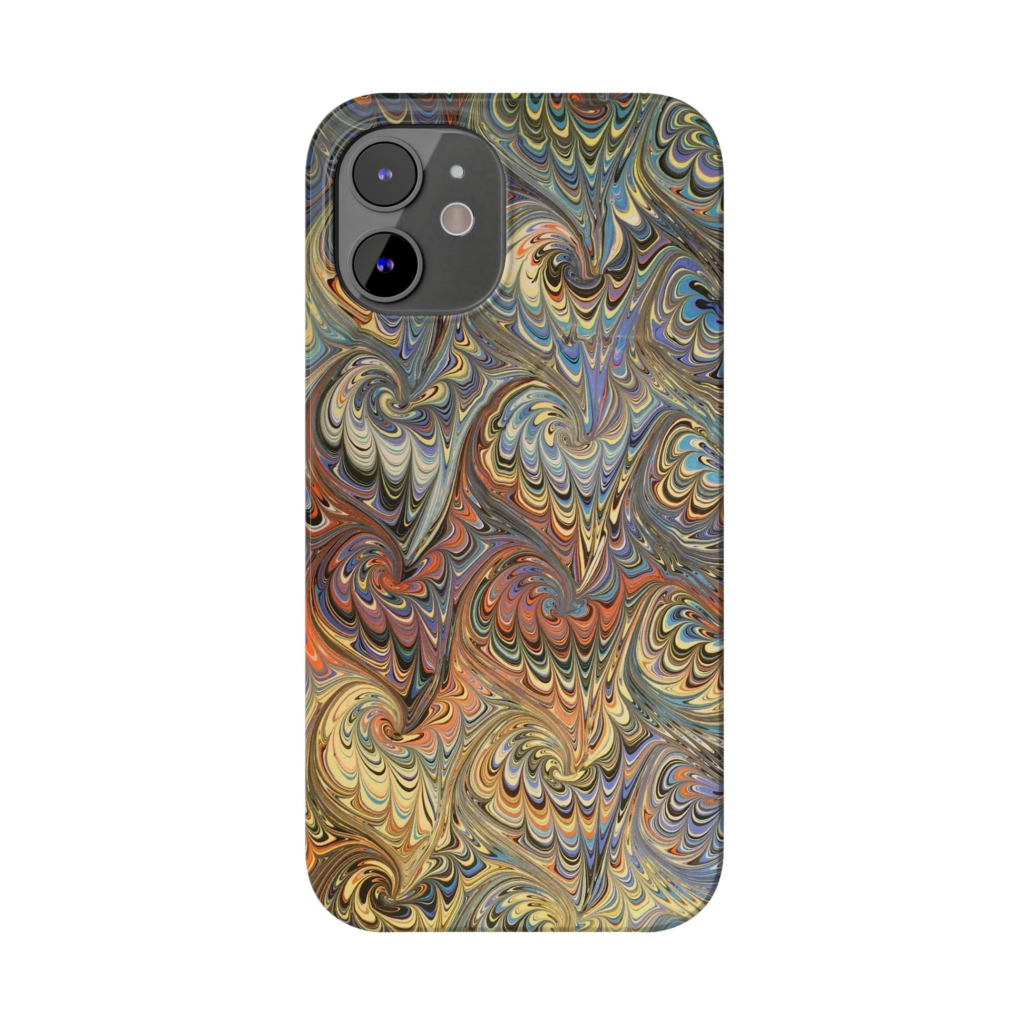 Golden Fall Colors Italian Traditional Marble Design