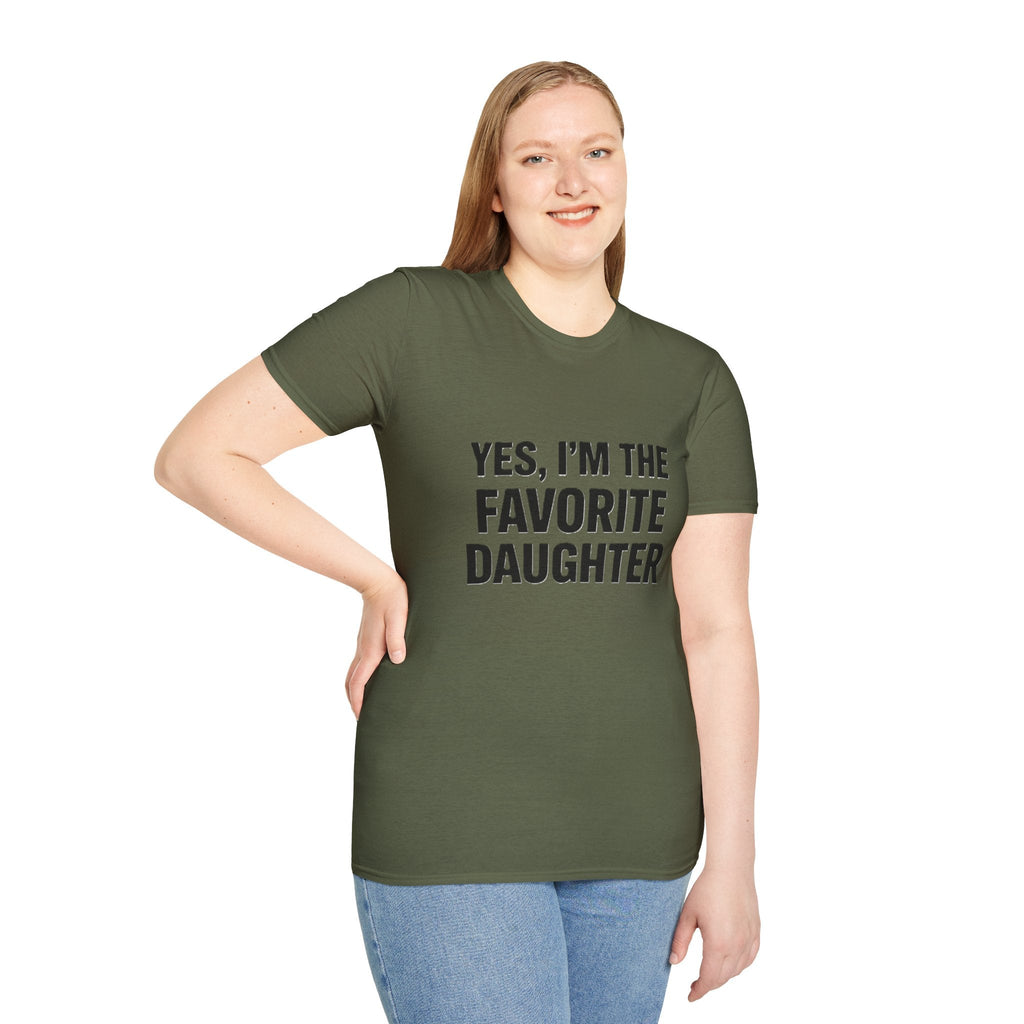 Favorite Daughter T-Shirt – "Yes, I'm the Favorite Daughter" Funny Family Tee