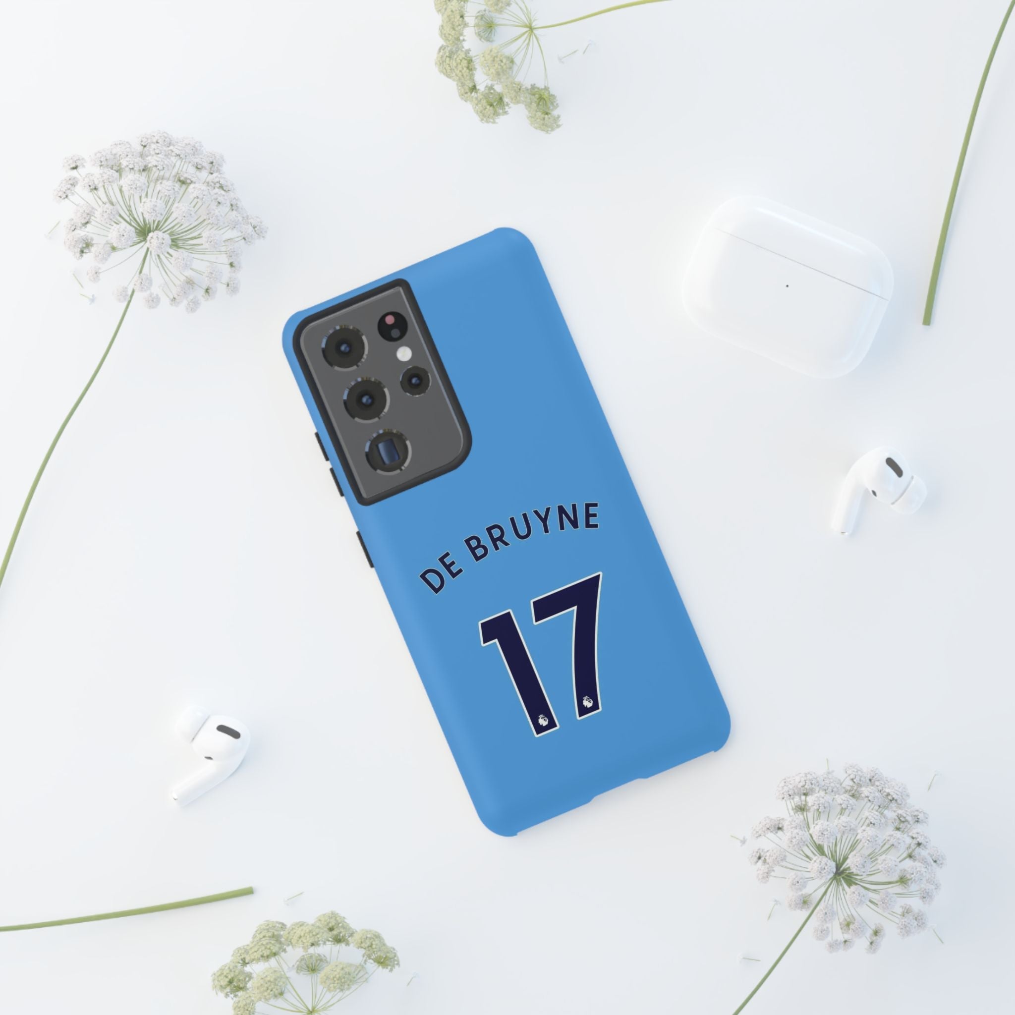 Kevin De Bruyne VisionGuard – Enhanced Protection & Sleek Design | Fits iPhone 8–16 Pro Max & Galaxy S10–S25 Ultra