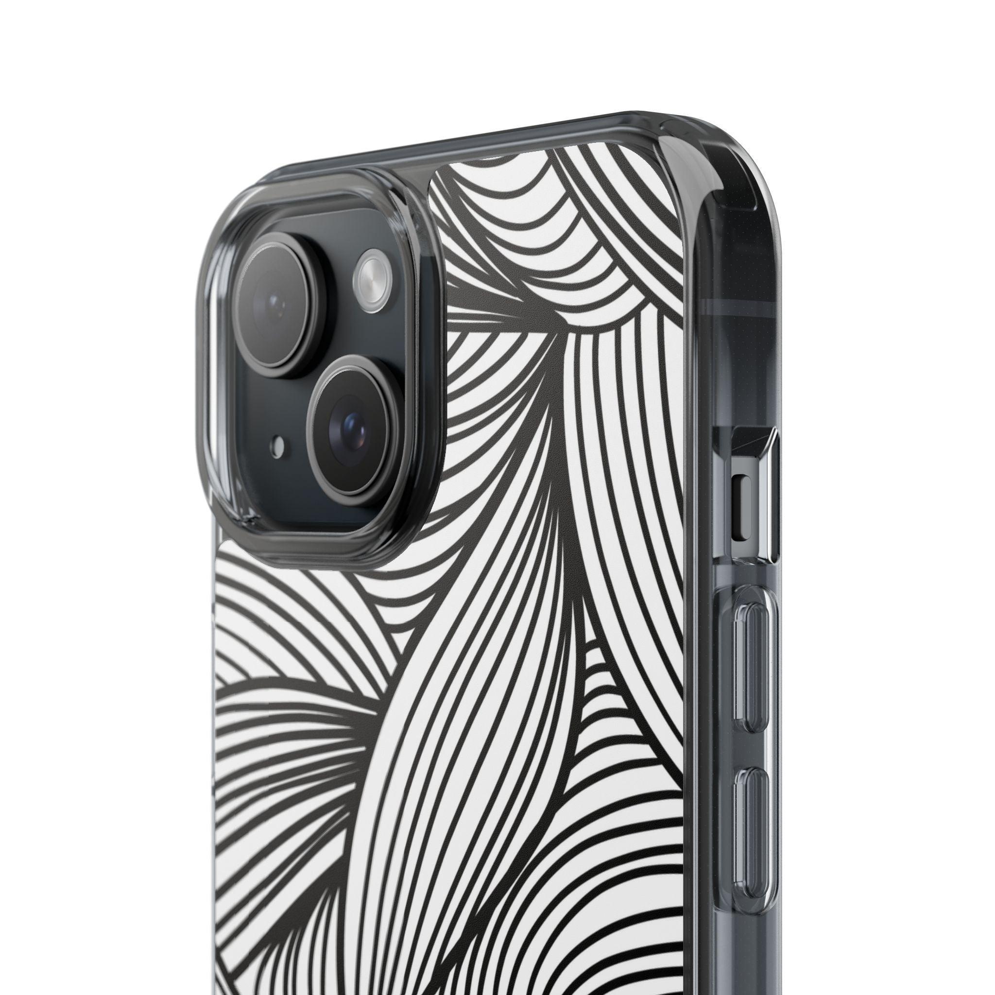 Black and White Illusion Clear Cases