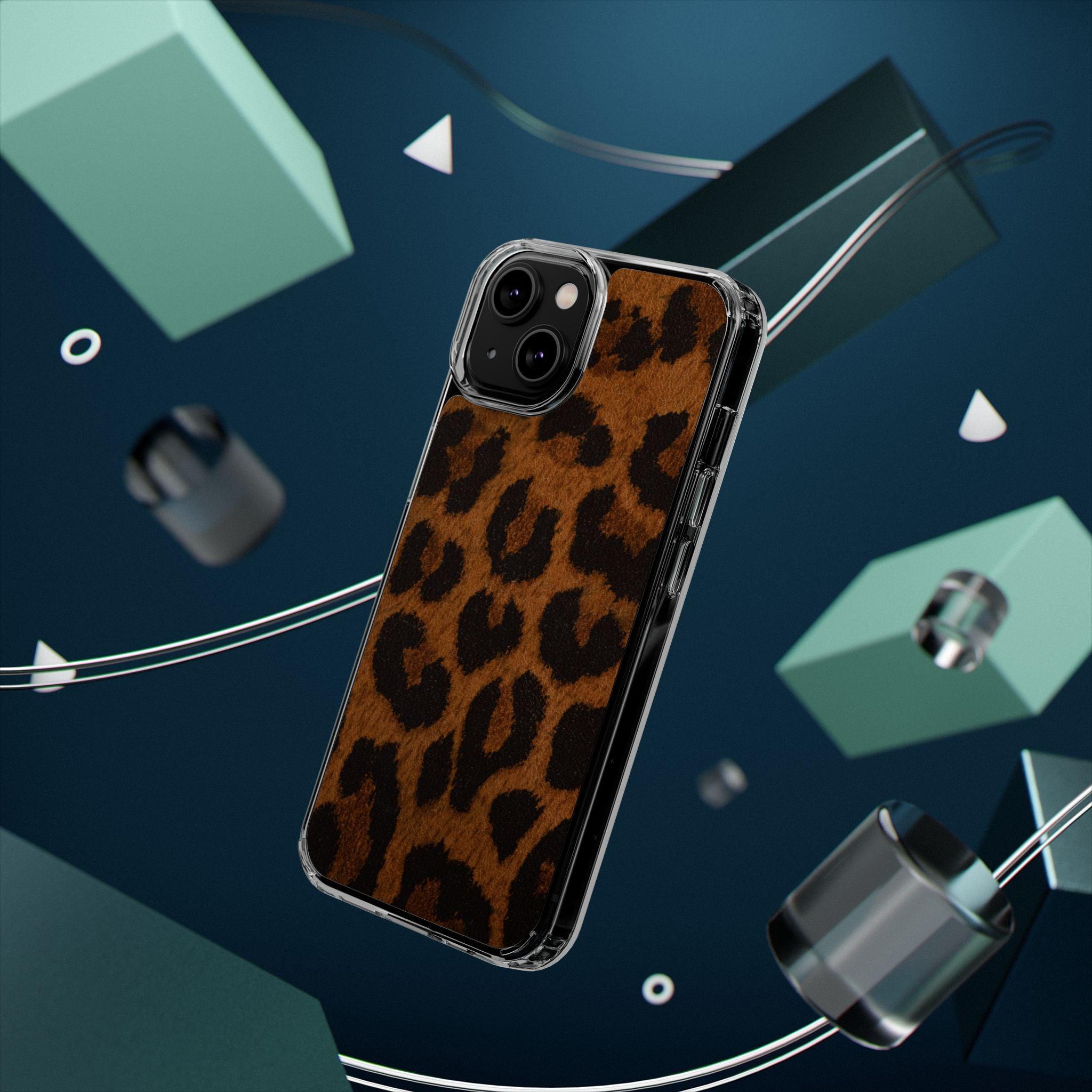 Clear Cases Cheeta Print