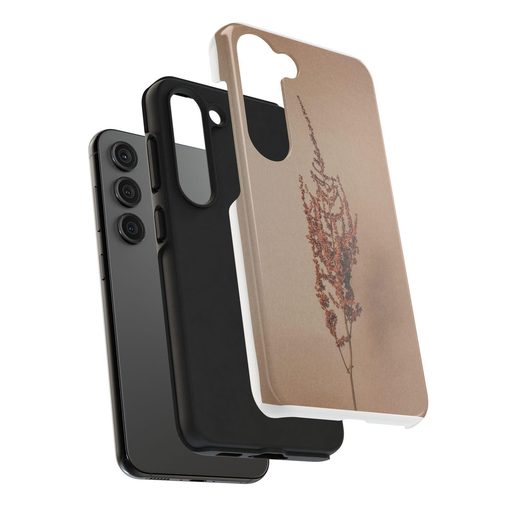 Brown Dry Leaf Tough Phone Cases