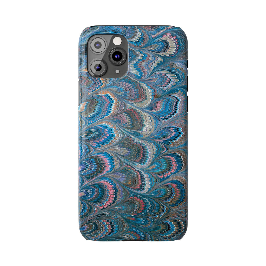 Blue and Pink Feather