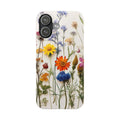 Floral Phone Cases, Slim Protective Cover, Pressed Flowers Design, iPhone 17 Case, Botanical Phone Accessories, Floral Theme Phone Case