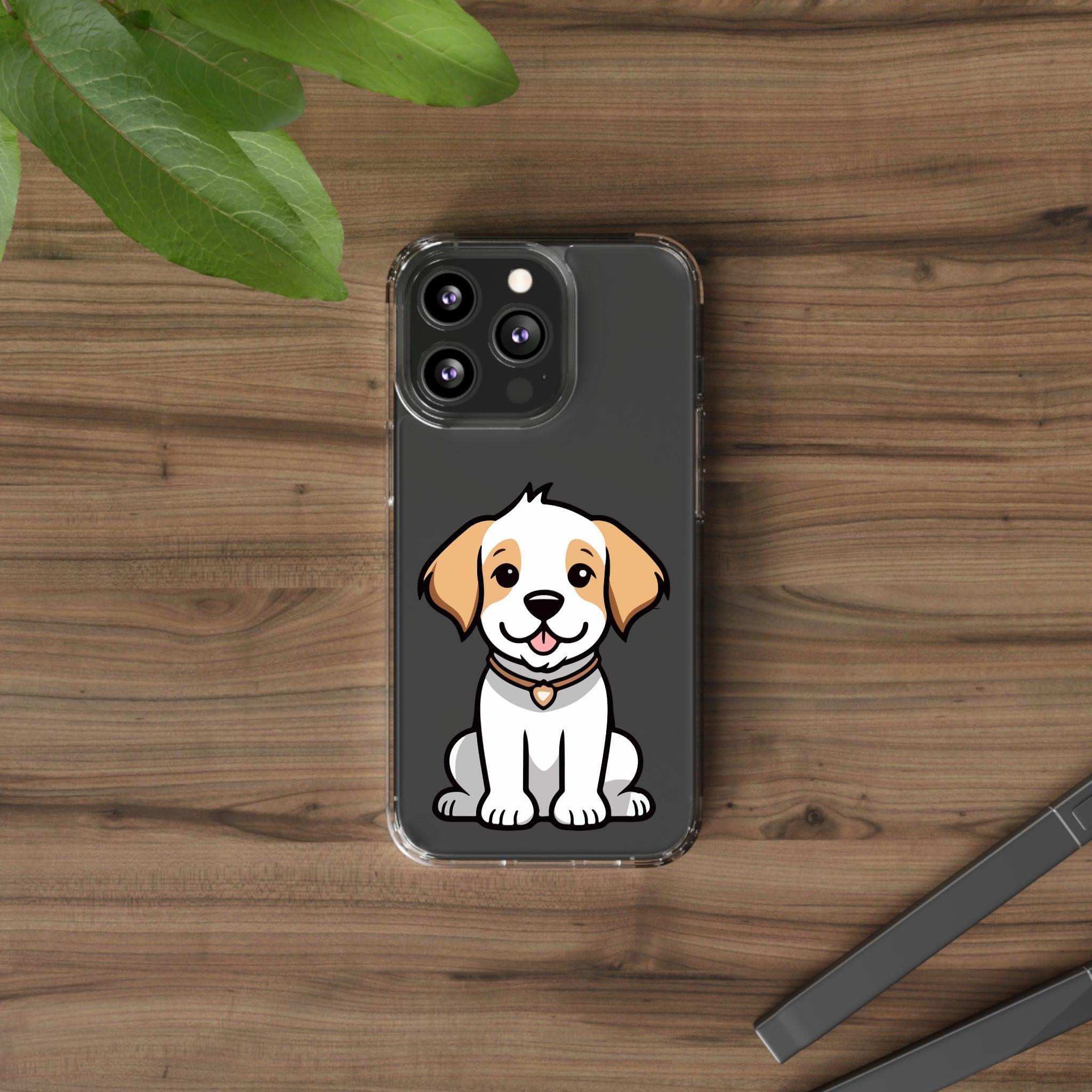 Clear Cases With Dog Printed