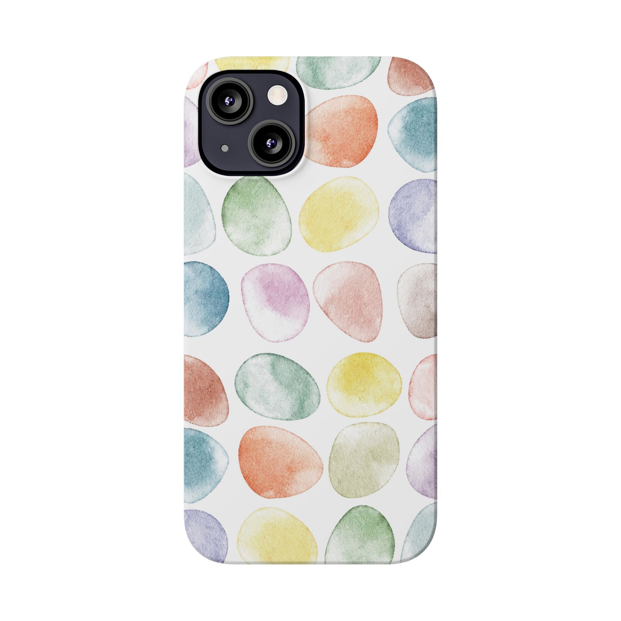 Colorful Watercolor Organic Circle Phone Cases