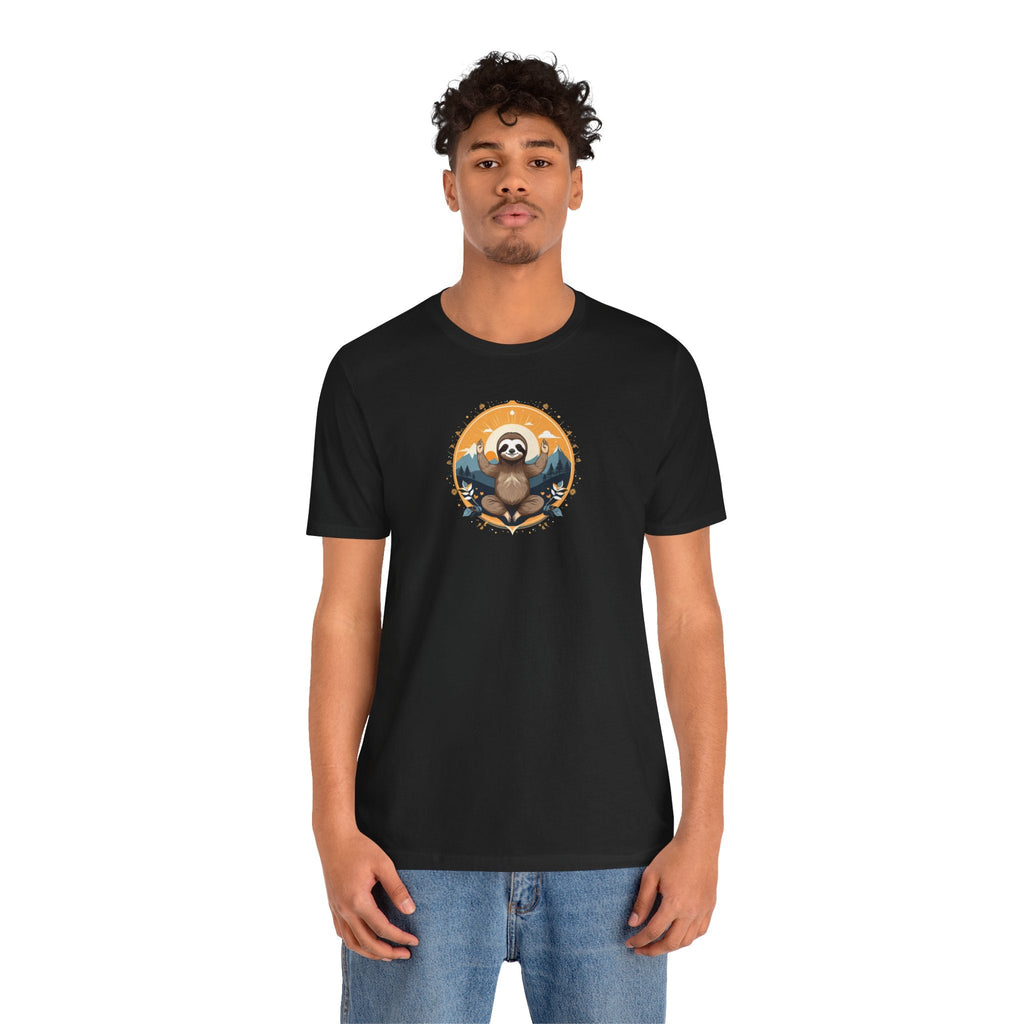 Sloth Yoga Unisex Jersey Tee - Soft Cotton Comfort - DipaliZ
