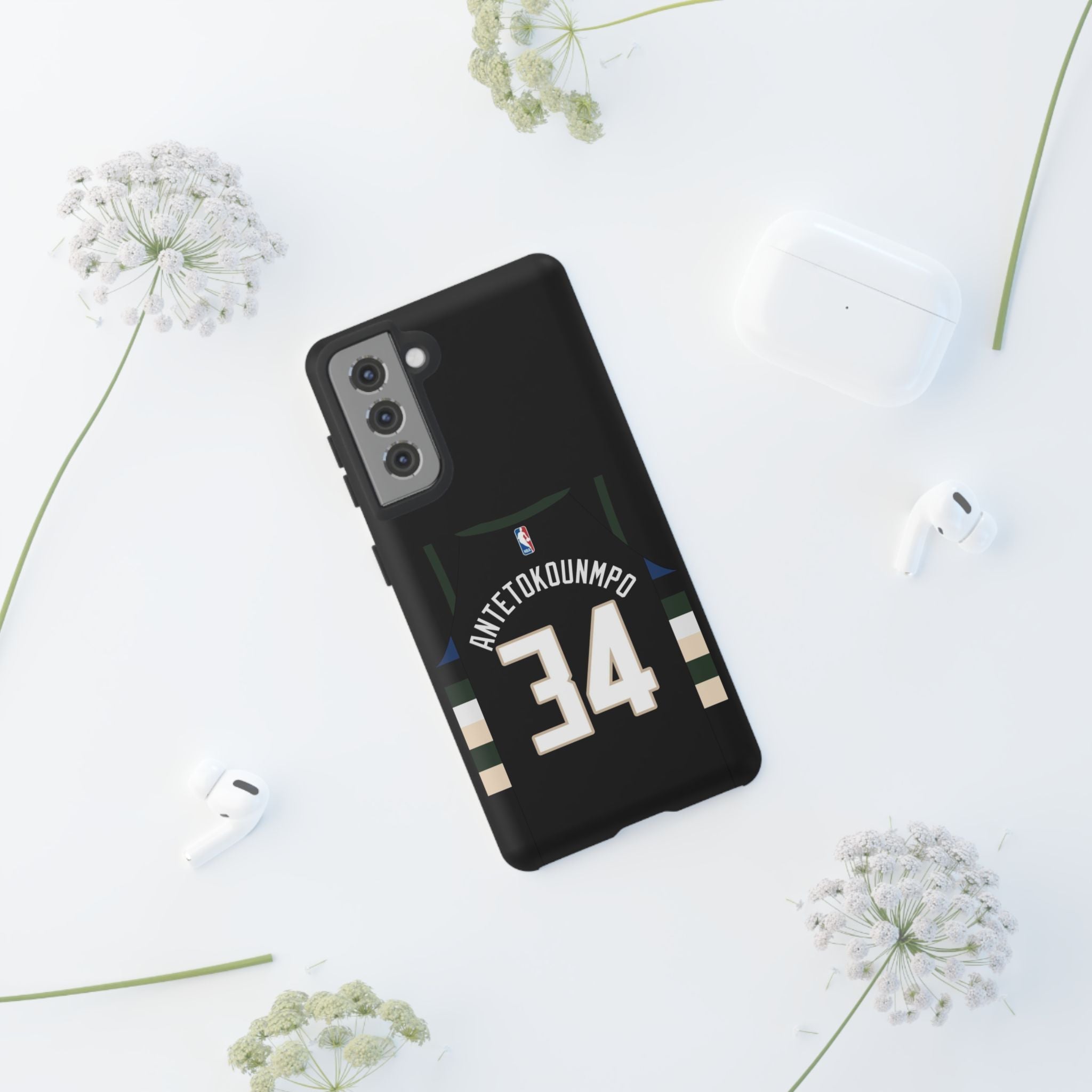 Giannis Antetokounmpo Force Drive Edition – Heavy-Duty ShockGuard Layers, Athletic Slim Fit | iPhone 8–16 Pro Max & Samsung S10–S25 Ultra Supported