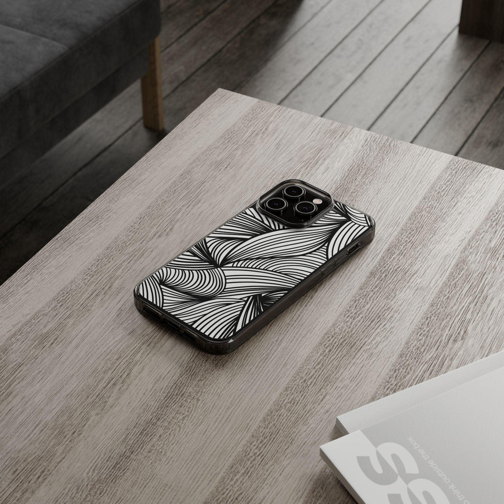 Black and White Illusion Clear Cases