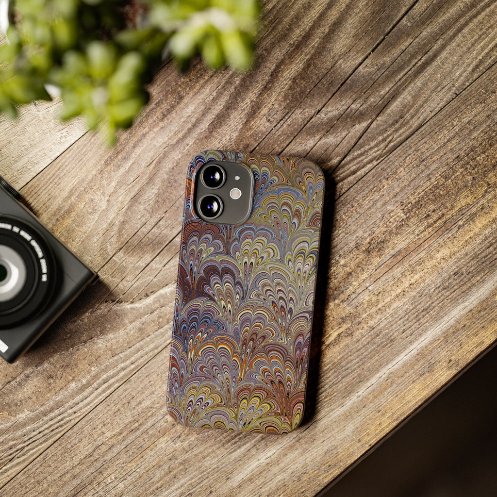 Italian Marbled Design, Multi-Colored Pallet, Slim Phone Cases, Case-Mate