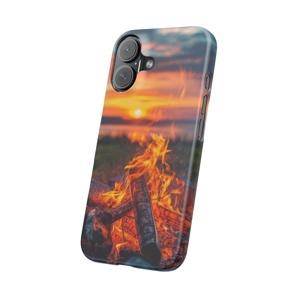 Woodland Fire Phone Case – Warmth of Nature’s Blaze on Your Device