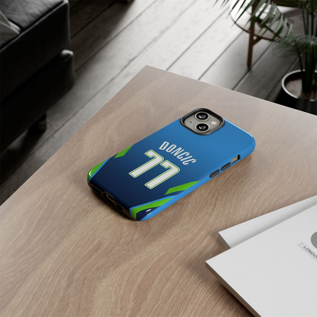 Luka Dončić Ice Vision Edition – Rugged Dual-Layer Build, Slim Fit | Compatible with iPhone 8–16 Pro Max & Samsung Galaxy S10–S25 Ultra