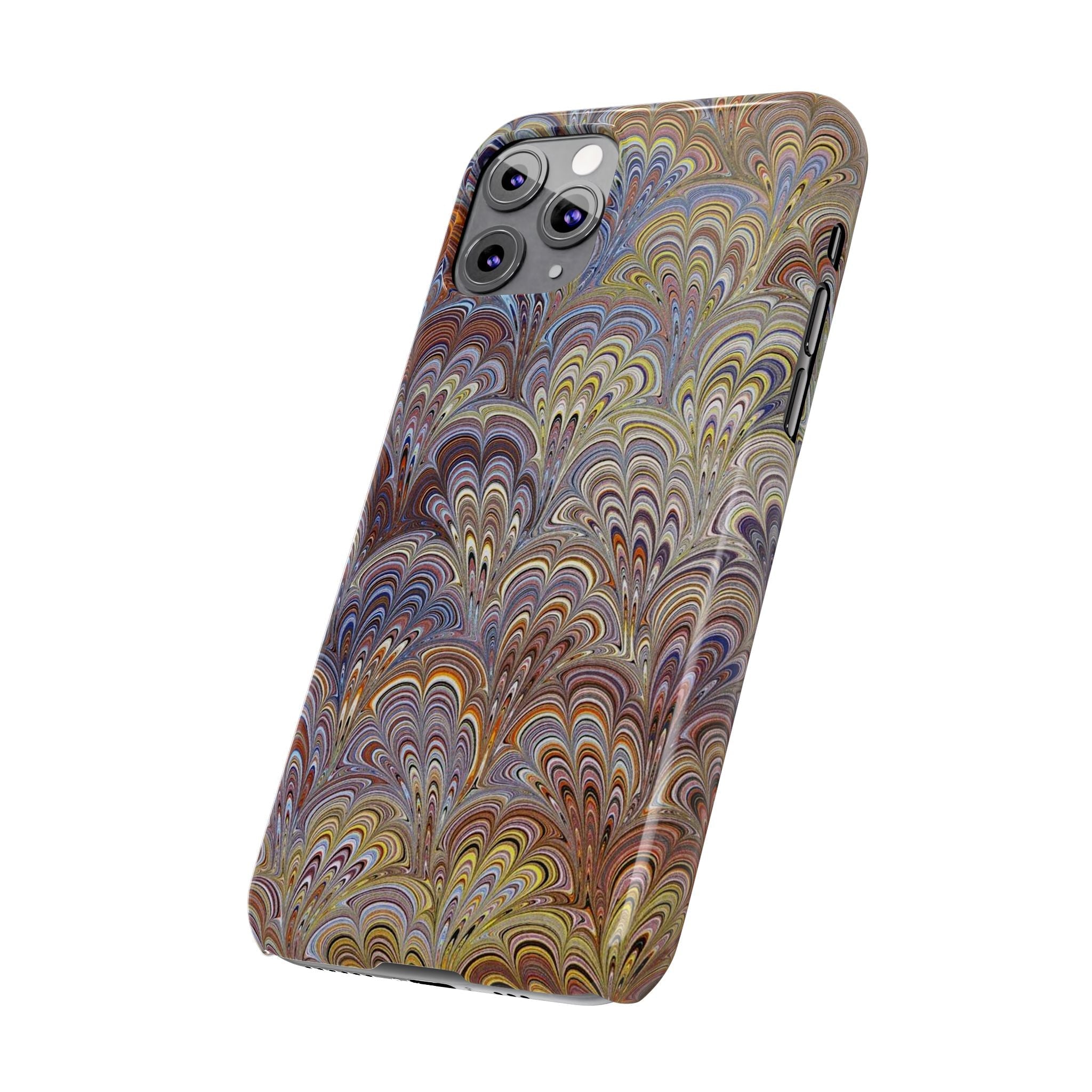 Italian Marbled Design, Multi-Colored Pallet, Slim Phone Cases, Case-Mate