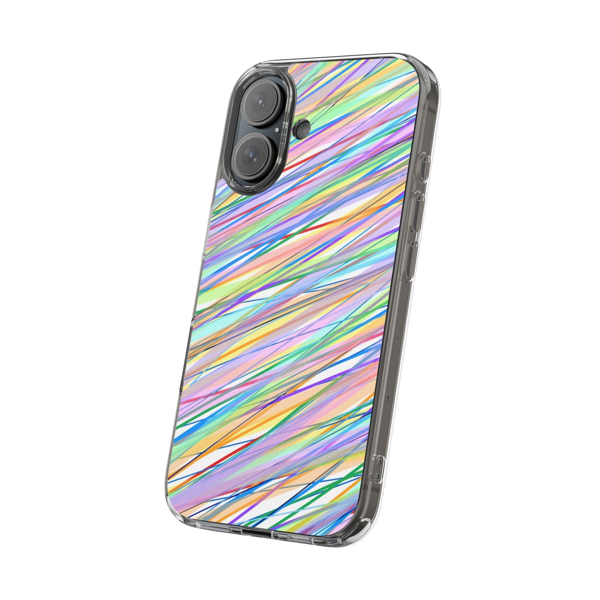 Threads Of Colors Clear Case