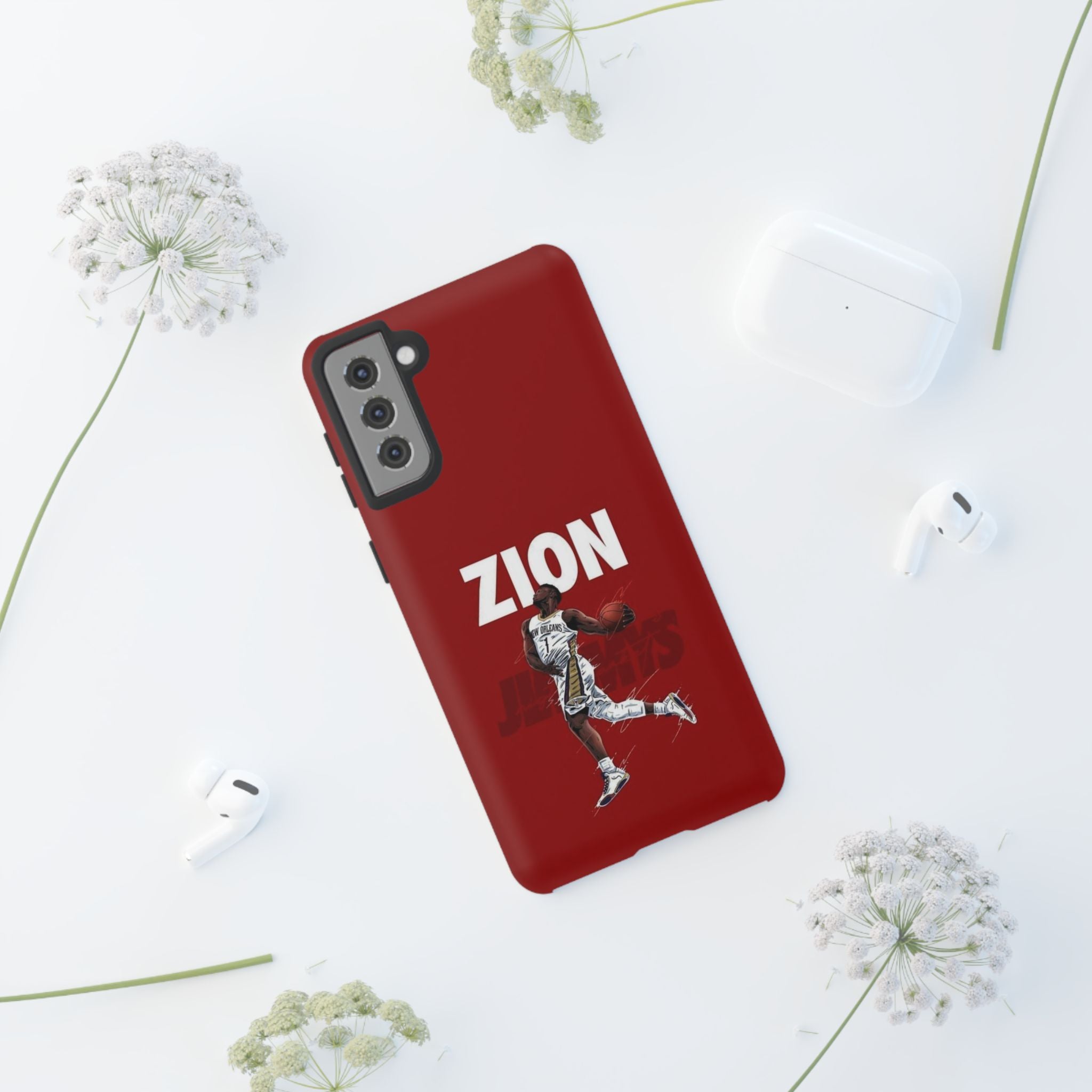Zion Williamson Power Drive Edition – Rugged Dual-Layer Armor & Slim Fit | Compatible with iPhone 8–16 Pro Max & Samsung S10–S25 Ultra