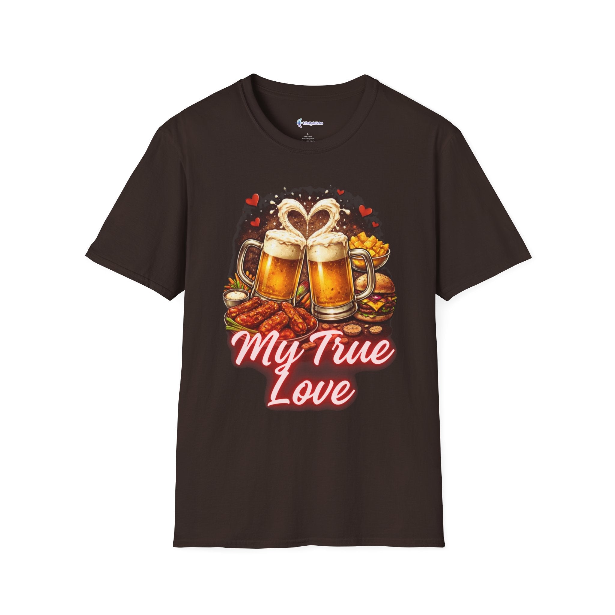 Food & Beer Valentine's T-Shirt - My One True Love