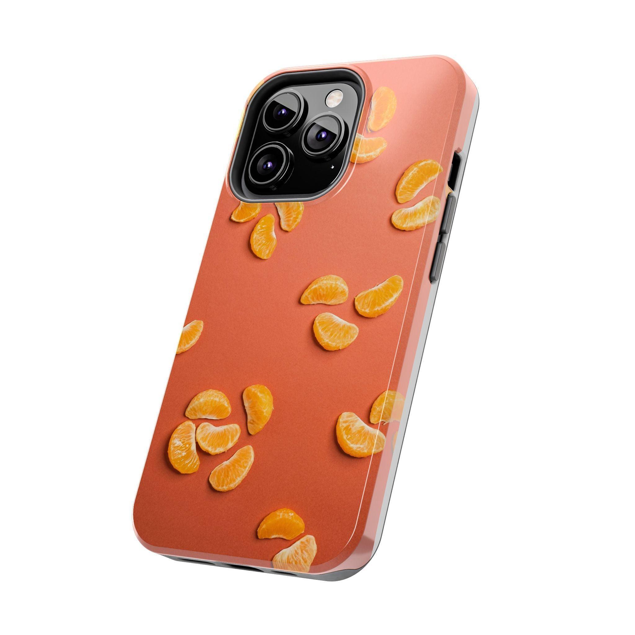 Peal Oranges printed Tough Phone Cases