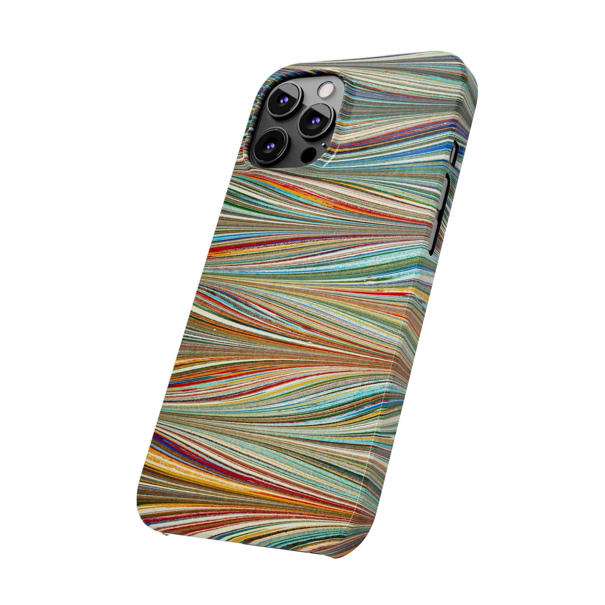 Florentine Multi-Colored Marbled Phone Case