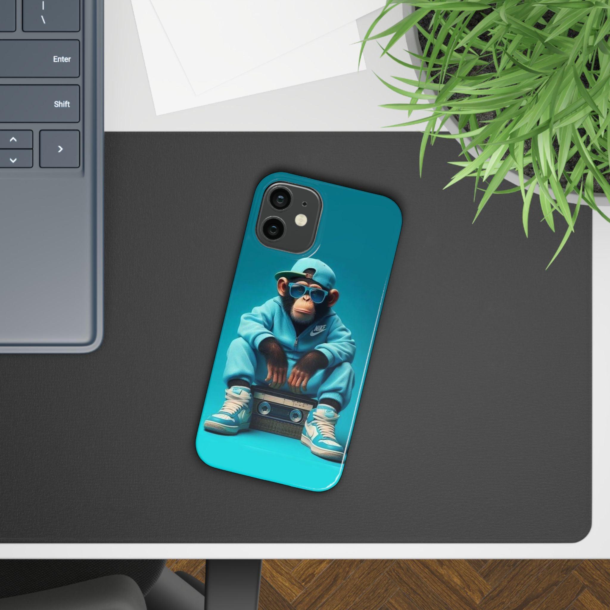 Monkey Madness Phone Case – Unleash the Fun with Cartoon Style!