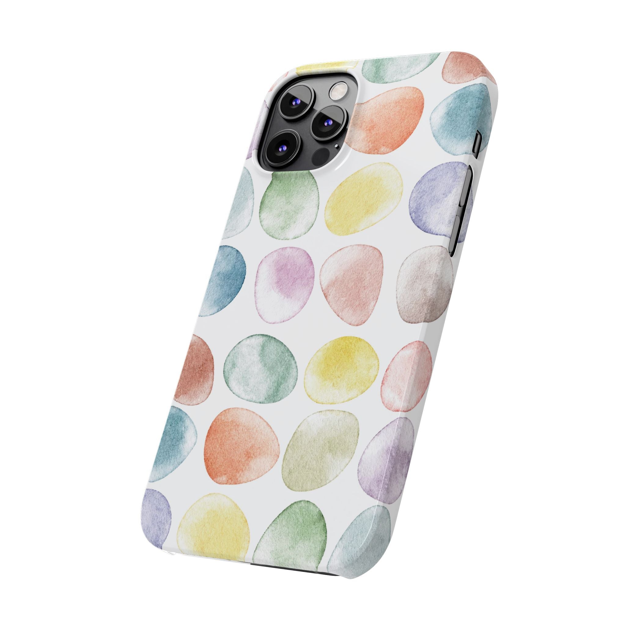 Colorful Watercolor Organic Circle iPhone 17 + many models Phone Cases