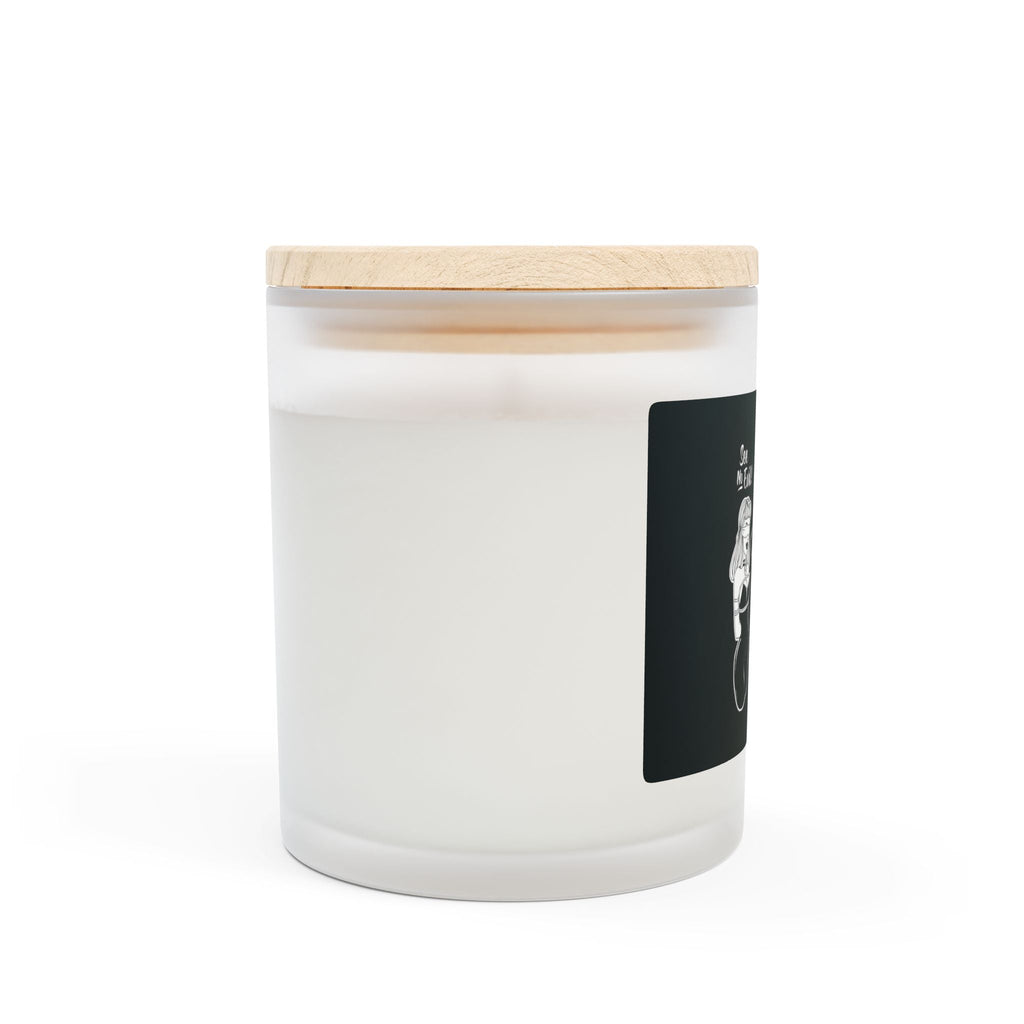 See No Evil, Hear No Evil, Speak No Evil Frosted Glass Candle, 11oz