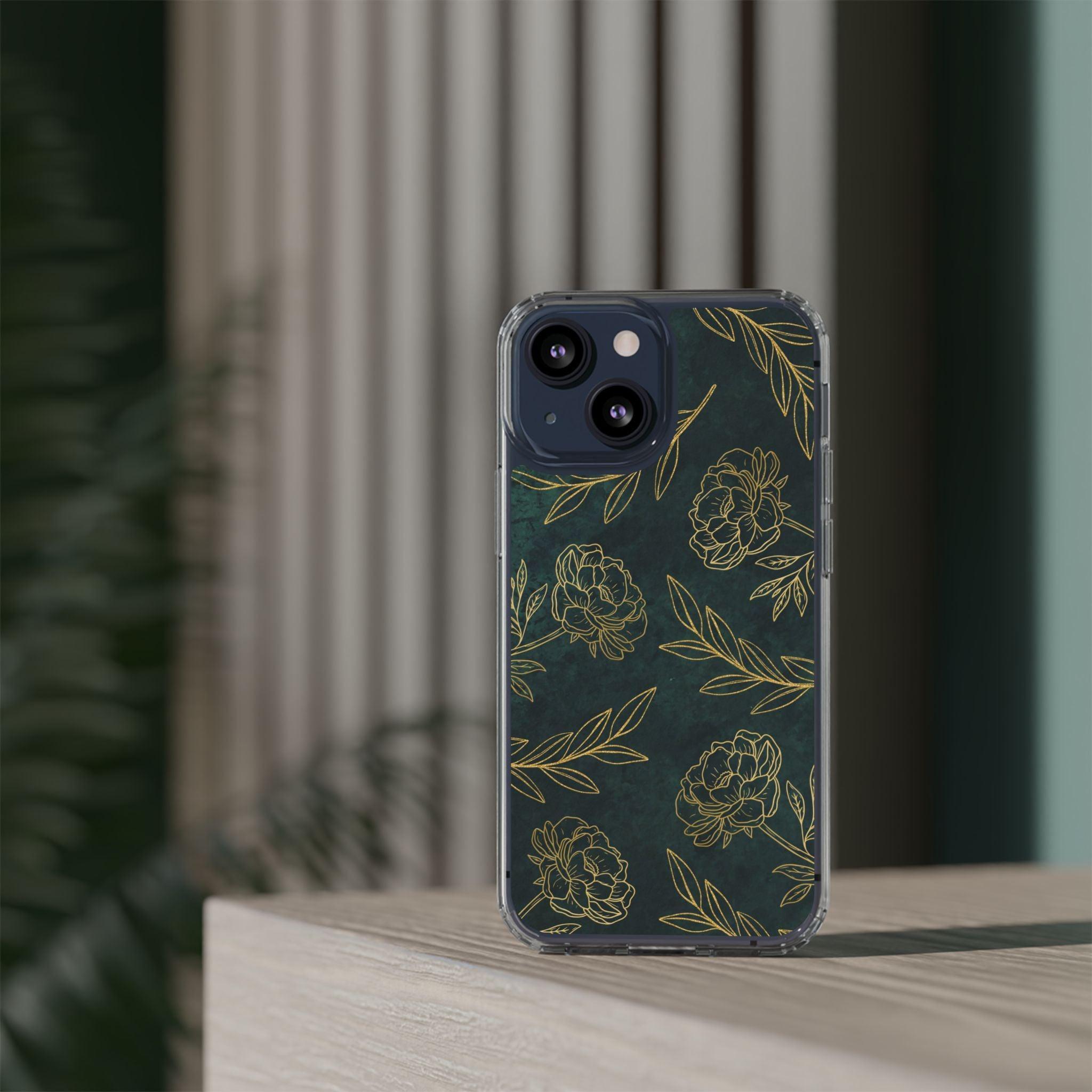 Floral Pattern Clear Cases