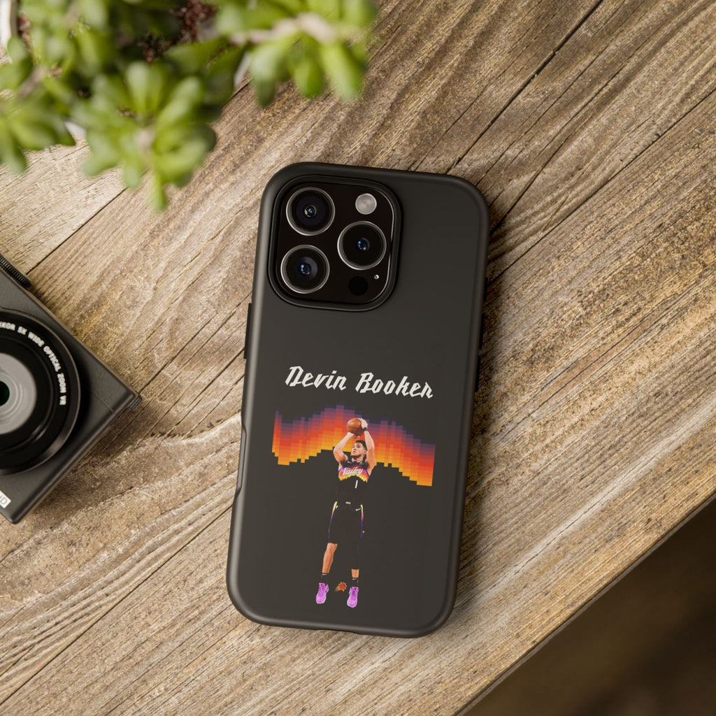 Devin Booker Precision Blaze Series – Dual-Layer ShockGuard Protection | Fits iPhone 8–16 Pro Max & Samsung Galaxy S10–S25 Ultra