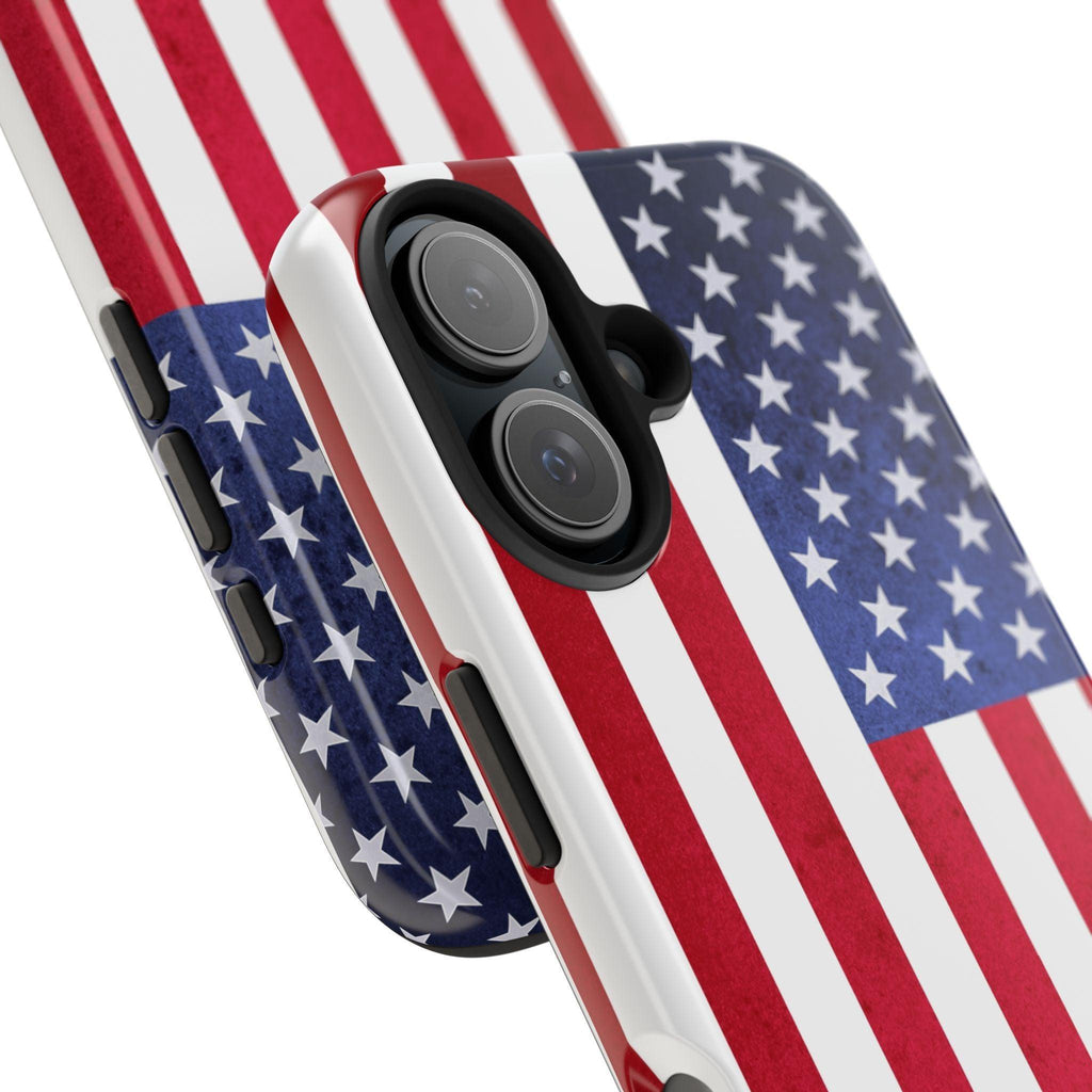 USA Flag Printed Tough Phone Cases