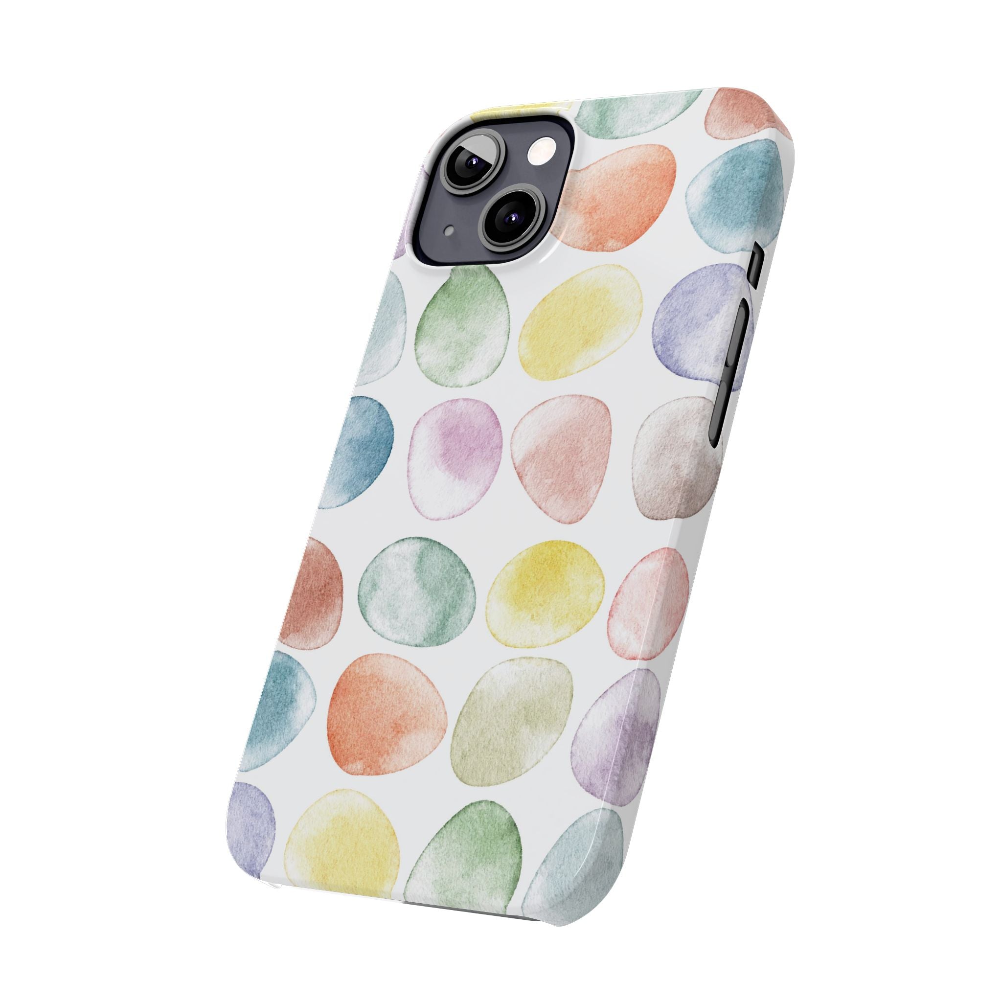 Colorful Watercolor Organic Circle Phone Cases