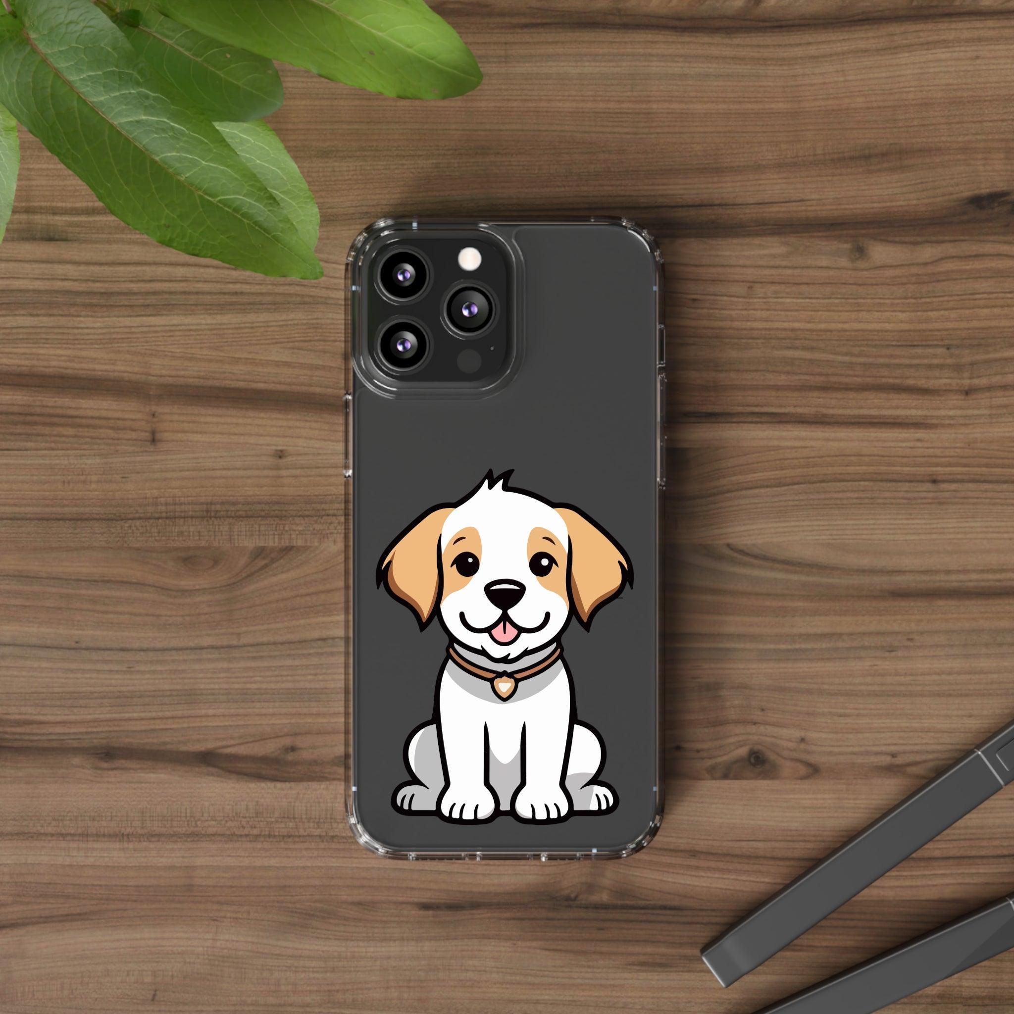 Clear Cases With Dog Printed