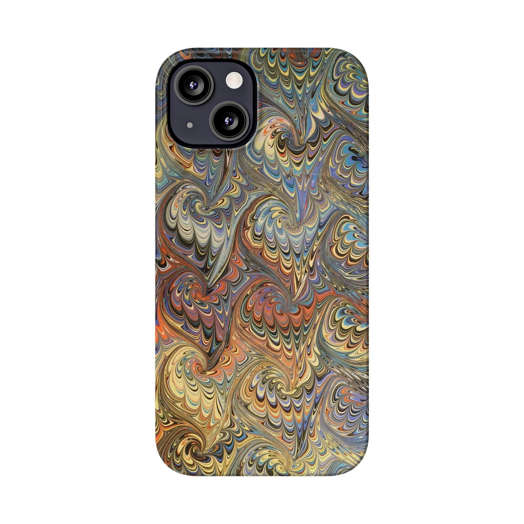 Golden Fall Colors Italian Traditional Marble Design