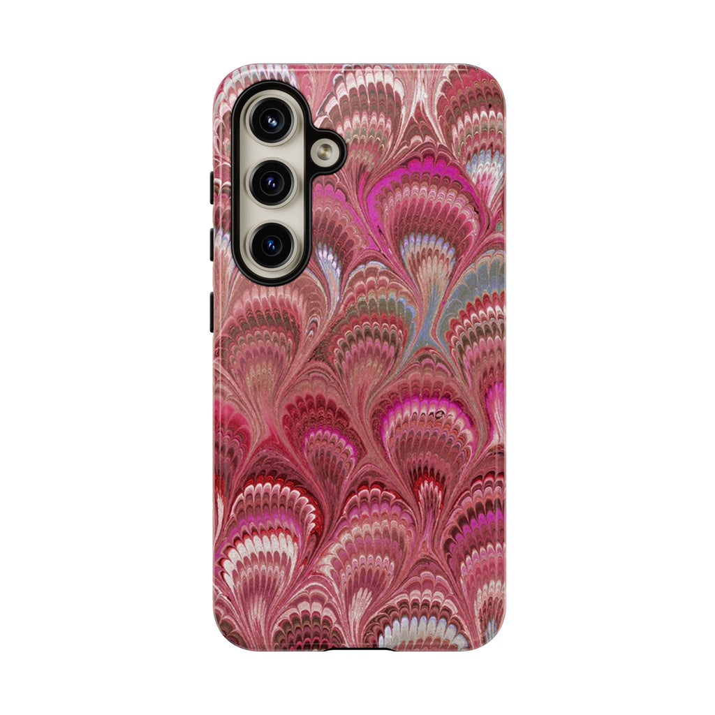 Shades of Pink Marbled Phone Case —  Dual Layer - Tough Protective Phone Cover