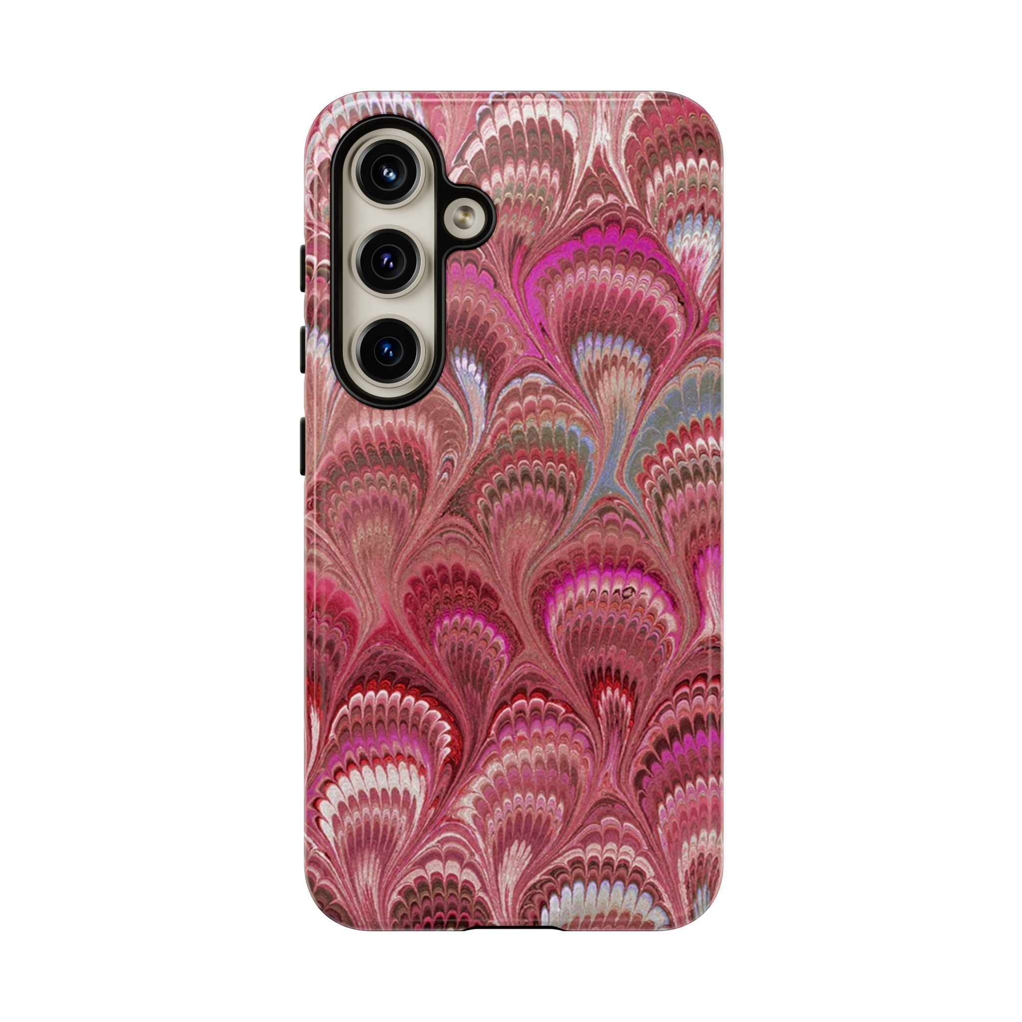 Shades of Pink Marbled Phone Case —  Dual Layer - Tough Protective Phone Cover