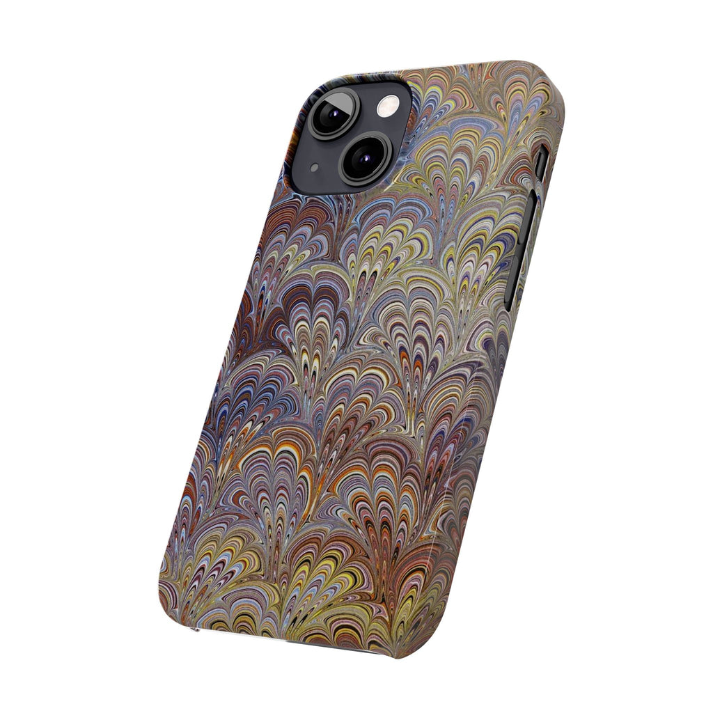 Italian Marbled Design, Multi-Colored Pallet, Slim Phone Cases, Case-Mate