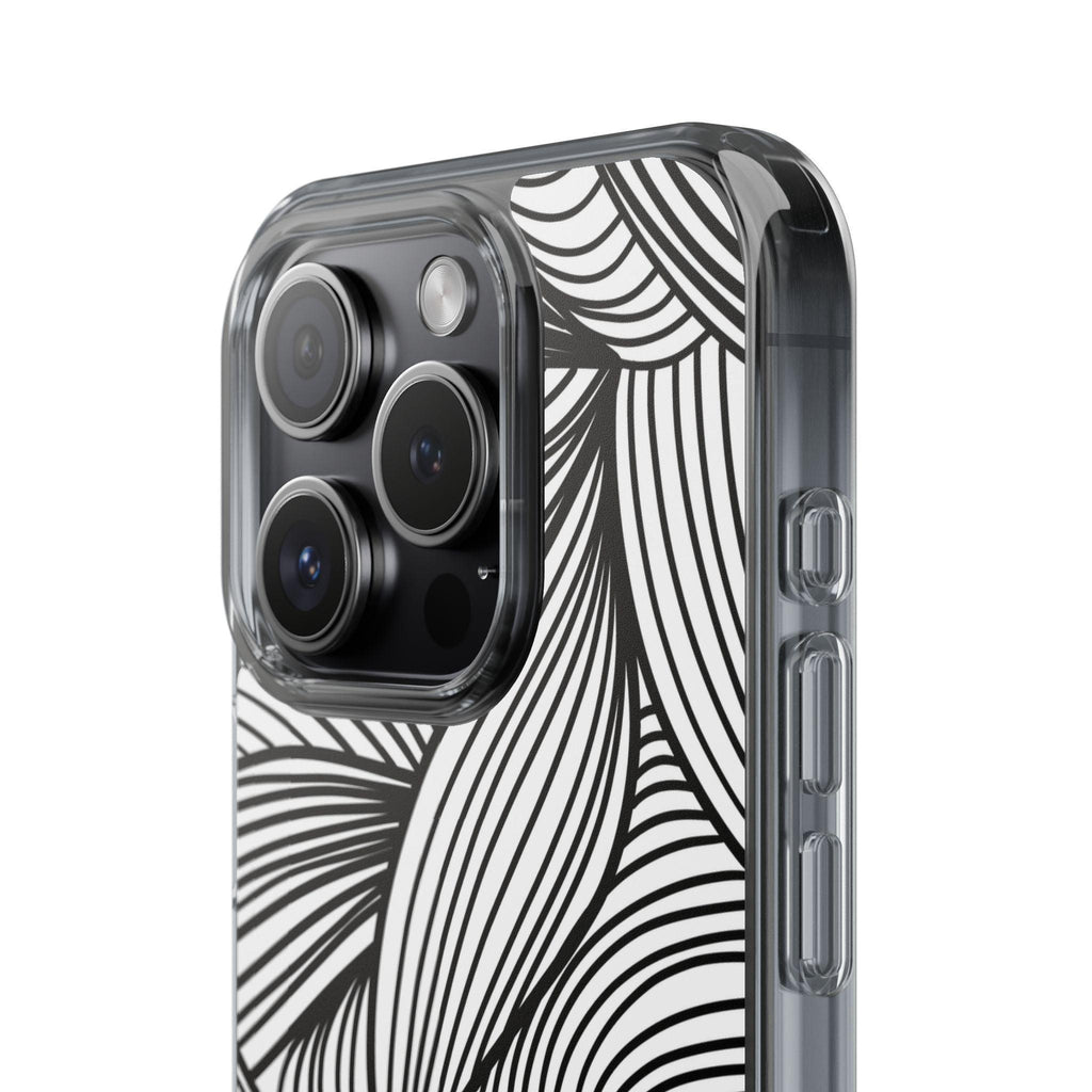 Black and White Illusion Clear Cases