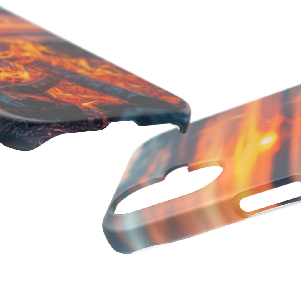 Woodland Fire Phone Case – Warmth of Nature’s Blaze on Your Device