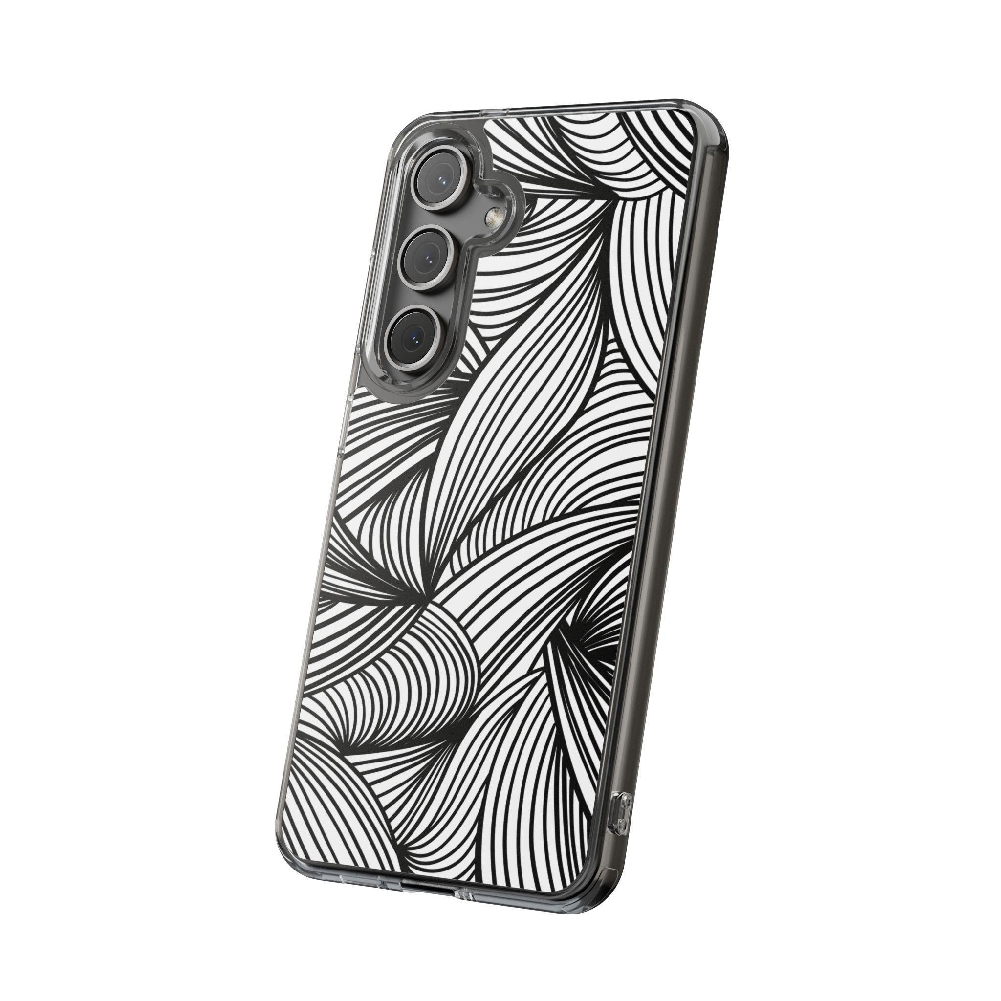 Black and White Illusion Clear Cases