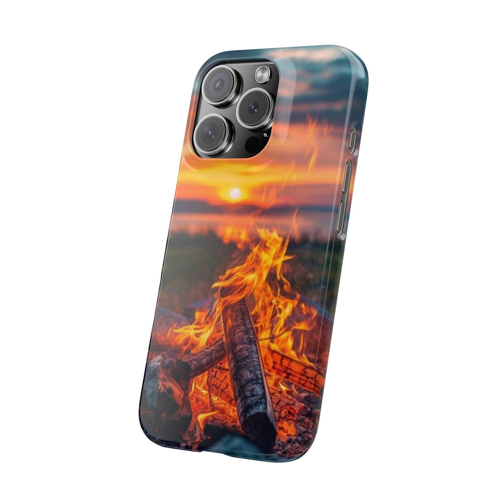 Woodland Fire Phone Case – Warmth of Nature’s Blaze on Your Device